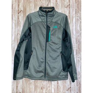 The North Face Men's Coat Full Zip Jackets Chest Zip Pocket Green Size Medium